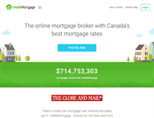 Tablet Screenshot of intellimortgage.com